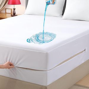 Proveedor OEM profesional Transpirable Totalmente con cremallera Funda de colchón a prueba de agua Protector de colchón impermeable - Product Image 1