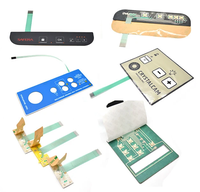 Clavier matriciel FFC PCB étanche avec bande de contact en caoutchouc de silicone pour découpe de commutateur à membrane électronique