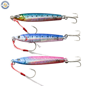 Señuelo de pesca Yale Jigging de 30g, cebo metálico para pesca en agua salada, lanzado desde la orilla. - Product Image 1