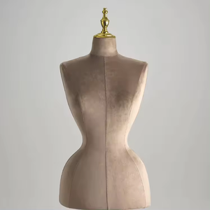 BBL Vestido de mujer Forma Maniquí Chica sexy Tamaño Caderas grandes Busto Señora Medio cuerpo Curvy Torso femenino Soporte dorado - Product Image 3