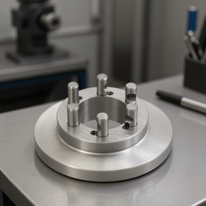 Bride de fixation Fervi avec broches, montage à 5 trous pour usinage de précision - Product Image 3