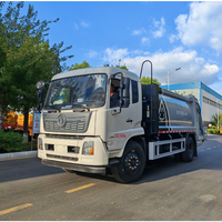 Camion à ordures compacteur diesel à transmission manuelle 6*4 pour le transport et la collecte des déchets, moteur inclus à vendre