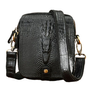 Sac bandoulière de luxe pour homme avec décoration lettre, style décontracté et professionnel - Product Image 2