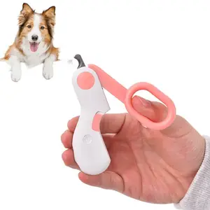 Pet Cat Nail Trimmer Clipper Scissors for Cat Kitten Dog Puppy Rabbit Slip-Proof Stainless Steel Professional Grooming Supplies