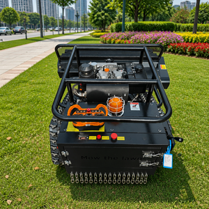 Meilleures ventes Tondeuse <span class=keywords><strong>robot</strong></span> multifonctionnelle à essence télécommandée sur chenilles pour terrains accidentés et vergers - Product Image 2