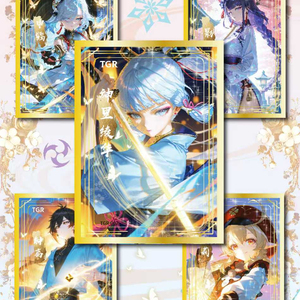 Nouveau <span class=keywords><strong>Genshin</strong></span> Impact déesse histoire Collection cartes Anime fille <span class=keywords><strong>Tcg</strong></span> jeu carte enfant enfants Table jouets pour famille cadeau d'anniversaire - Product Image 5