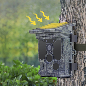 112MP 4K WiFi Wildlife Trail Camera pannello solare alimentato <span class=keywords><strong>APP</strong></span> controllata 5200mAh Li-batteria giardino di sicurezza caccia al sensore CMOS SD - Product Image 4