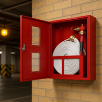 Armoire de rangement pour hydrant et tuyau d'incendie de qualité commerciale