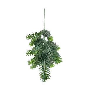 Simulation leaf pine branch cliff cypress leaf pine conifer single plastic pine leaf branch