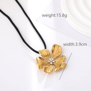 Nuevo Collar de Gargantilla de Cadena Chapado en Oro de 18K de Acero Inoxidable Personalizado de Moda para Mujer - Product Image 4