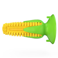 Jouet à mâcher classique et mignon pour chien, en forme de maïs, avec ventouse, en TPR, pour la dentition, brosse à dents écologique pour chiot, articles pour animaux de compagnie, directement de l'usine