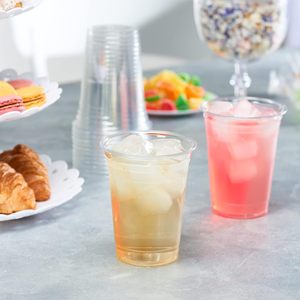Gobelet en plastique transparent compostable écologique, gobelet jetable à base de plantes, gobelet à boisson biodégradable - Product Image 2