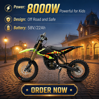 Vente flash en Europe, sans danger pour les enfants, SurRon Hyper Bee Surround 8KW, SurRon E-Dirt Bike Hyper Bee, nouvelle mini moto électrique pour la vente aux États-Unis