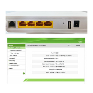F660 V8 XPON ONU 1GE+3FE+1POTS+USB WiFi 5dBi FTTH ONT Módem de <span class=keywords><strong>Fibra</strong></span> Óptica - Product Image 4