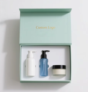 Direktlieferung ab Werk B2B Großhandel Maßgefertigte Kraftpapier Hautpflege-<span class=keywords><strong>Set</strong></span> Verpackung Kostenlose Muster Kosmetik Hautpflegeboxen Papierboxen - Product Image 4