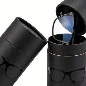 Durable Protective Scratch-Resistant Cylindrical <b>Cardboard</b> <b>Tube</b> Packaging for Eyeglasses Sunglasses Reading Glasses - Product Image 3
