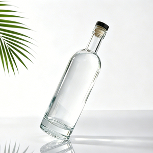 Vente en gros de bouteilles en verre vaporisateur pour <span class=keywords><strong>vodka</strong></span> et whisky, 500 ml et 750 ml, vert givré mat, personnalisées, pour l'emballage - Product Image 4