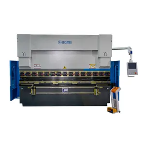 사용자 정의 인쇄 로고 cnc 유압 서보 전기 프레스 브레이크 125T/3200/CT12 판금 벤딩 머신