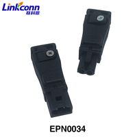 Connecteur push-pull à déconnexion rapide conducteur en cuivre connecteur mâle femelle 2 broches connecteur d'alimentation de fil électrique EPN0034