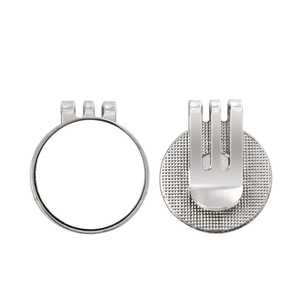 Clips marqueurs de balle de <span class=keywords><strong>golf</strong></span> en alliage nickelé à aimant puissant de 25 mm, personnalisables avec logo OEM/ODM pour la vente en gros - Product Image 5