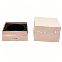 Luxuriöse Geschenkverpackung aus Hartkarton, Umweltfreundliche Großhandels-Luxus-Sojawachs-Kerzen Schwarze Box-Verpackung mit Eigenem Logo