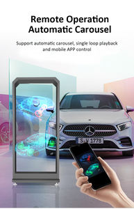 Kipas tampilan holografik <span class=keywords><strong>3D</strong></span> ukuran Manusia 1*3 3 buah proyektor <span class=keywords><strong>Hologram</strong></span> 65cm dengan casing akrilik untuk kipas tampilan pameran iklan - Product Image 5
