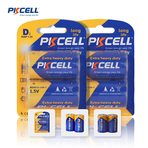 PKCELL, оптовая продажа, 1,5 В R20p D, Цинковый углеродный аккумулятор Um1, сверхмощный сухой аккумулятор - Product Image 1