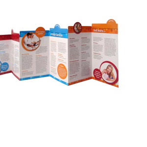 Brochure publicitaire, dépliant, livret imprimé en offset couleur personnalisée avec papier kraft et logo sur mesure - Product Image 4