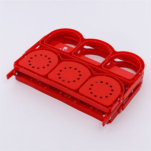 Accesorios de plástico con logotipo personalizado, <span class=keywords><strong>6</strong></span> paquetes de botellas de agua, cerveza, vino y bebidas - Product Image 4