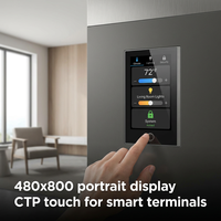 Module d'affichage LCD TFT IPS TMK 3,5 pouces G+G CTP tactile 5 points 480x800 450 nits intégré MIPI/I2C pour contrôle d'accès et maison intelligente