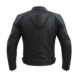 Veste de moto en cuir de vache véritable pour homme/Chaquetta, équipement de protection CE niveau 2 avec bosse de protection - Product Image 2