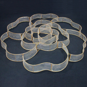 Manufacturers Wholesale New Wedding <b>Ceiling</b> Props Rose <b>Ceiling</b> Golden Yarn Hotel Wedding Hall Shadow Rose <b>Ceiling</b> - Product Image 4