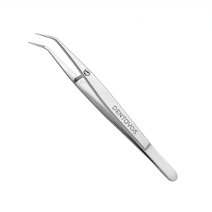 Pinzas de Algodón Premium de Acero Inoxidable para Uso Dental y Quirúrgico, para Manipular Rollos de Algodón, Gasa y Material Dental - Product Image 2