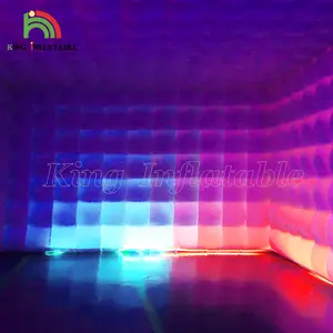 Blowup hộp đêm Disco bar <span class=keywords><strong>Inflatable</strong></span> Photo Booth marquee sự kiện đám cưới di động Đảng Lều LED <span class=keywords><strong>Inflatable</strong></span> câu lạc bộ đêm <span class=keywords><strong>Cube</strong></span> lều - Product Image 3