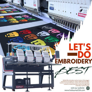 Holiauma HoliHope 10 años de garantía Servomotor completo Máquina de bordado por computadora de <span class=keywords><strong>4</strong></span> cabezales Como máquina de bordado feliz de alta velocidad - Product Image 1