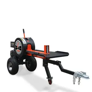 Towable rumah digunakan 34 Ton cepat Log Splitter dengan 6.5 hp mesin bensin