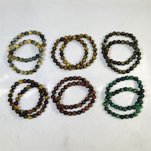 All'ingrosso all'ingrosso gemma cristalli <span class=keywords><strong>di</strong></span> pietre <span class=keywords><strong>di</strong></span> guarigione bracciale Reiki <span class=keywords><strong>quarzo</strong></span> 8mm <span class=keywords><strong>occhio</strong></span> <span class=keywords><strong>di</strong></span> <span class=keywords><strong>tigre</strong></span> braccialetto <span class=keywords><strong>di</strong></span> cristallo per il regalo - Product Image 3