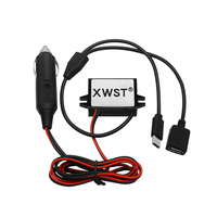 Alimentation allume-cigare 12V24V à 5V 3A Module convertisseur abaisseur DC DC avec Micro Mini USB Typr-c pour chargeur de téléphone