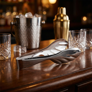Pinces à glace en acier inoxydable Mayur Exports Modèle 7040 Outils de bar modernes Poignée durable pour usage en restaurant - Product Image 6