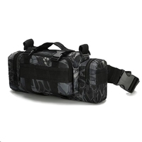 Sac banane tactique d'extérieur en polyester imperméable de qualité supérieure avec fermeture éclair, sacoche d'épaule pour appareil photo, sac de taille personnalisé pour homme pour la randonnée