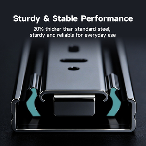 SH-ABC <strong>Drawer</strong> <strong>Slide</strong> Tool Box Telescopic Rail 3 Fold Full Extension Undermount <strong>Drawer</strong> <strong>Slide</strong> Furniture Accessories for Kitchen - Product Image 3