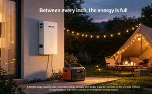 Sistema de Almacenamiento de Energía Solar Híbrido de Pared de 5.12kWh con Batería LiFePO4 de 51.2V 100Ah para Uso Fuera de la Red y Conectado a la Red - Product Image 5