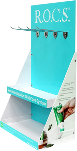 零售商店促销定制环保电动牙刷和牙膏展示架纸板落地架 - Product Image 5