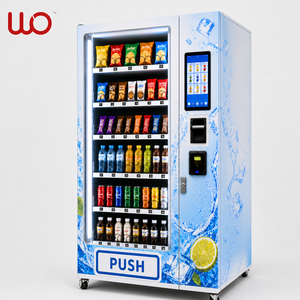 Distributore Automatico Refrigerato Commerciale per Snack e Bevande, Macchina Distributrice Intelligente con Pagamento in Contanti, Monete e Carte, <span class=keywords><strong>Self</strong></span>-<span class=keywords><strong>Service</strong></span> - Product Image 2