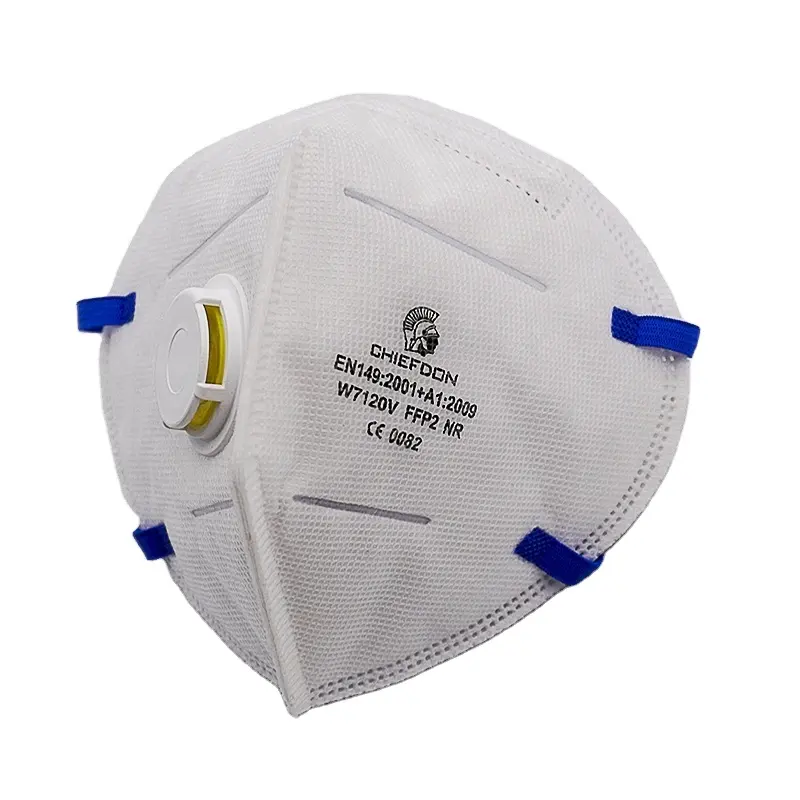 Factory Customization OEM dust anti smog welding industry disposable mask CE FFP2 respirator with valve--W7120V
