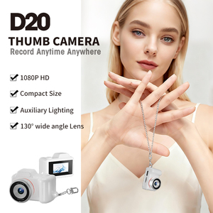 Mini Cámara D20 1080P HD, Videocámara Portátil con Lente Gran Angular de 130°, Iluminación Auxiliar y Visión Nocturna - Product Image 1