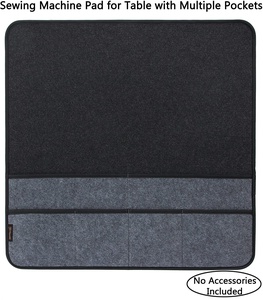 Accessoires de <span class=keywords><strong>couture</strong></span> multi poches, organisateur de tapis de <span class=keywords><strong>couture</strong></span> <span class=keywords><strong>en</strong></span> feutre, tapis de machine à coudre pour table - Product Image 6