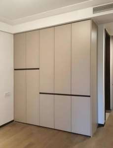 ตู้เสื้อผ้าการออกแบบที่กำหนดเองเฟอร์นิเจอร์ห้องนอนไม้แบบแยกส่วนที่ทันสมัย - Product Image 6