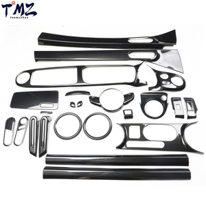 TMZ Faux Carbon Fiber Original Car Style Full Interior Trim Kit for RHD VW Beetle 2012-2019 Black - Product Image 1
