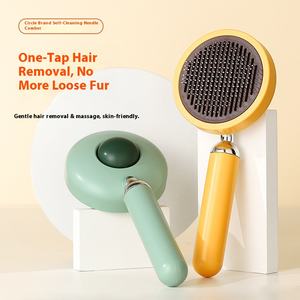 Nuevo Peine de Agujas Autolimpiante 2026 de Diseño Sencillo y Moderno, con Contraste de Color, Impermeable, de Alta Calidad para Baño y Pelo de Mascotas - Product Image 1